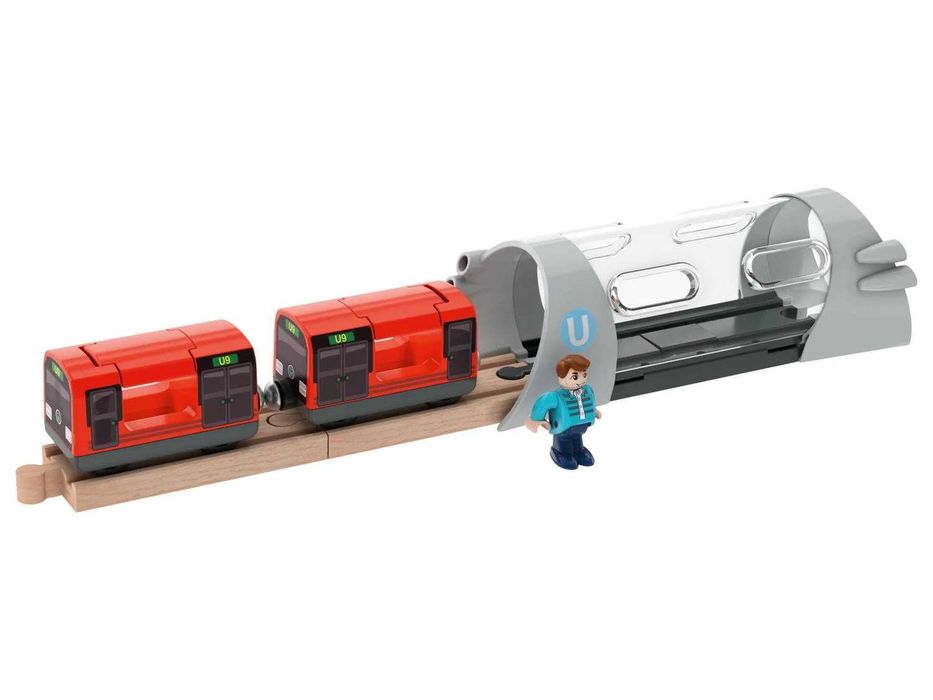 НОВИ! Метро влак и тунел за Дървено влакче