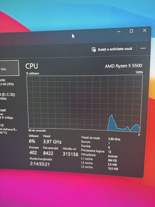 Pc AMD Ryzen 5 5500 3.60hz 32gb ram 1tb ssd geforce Rtx 3060 12gb