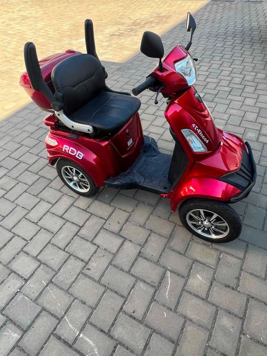 Scuter electric RDB 4T-KLASS, 4 roti, rosu