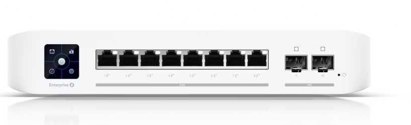 Switch Ubiquiti Unifi Enterprise 8 x 2.5Gb RJ45 PoE + 2x10Gb SFP