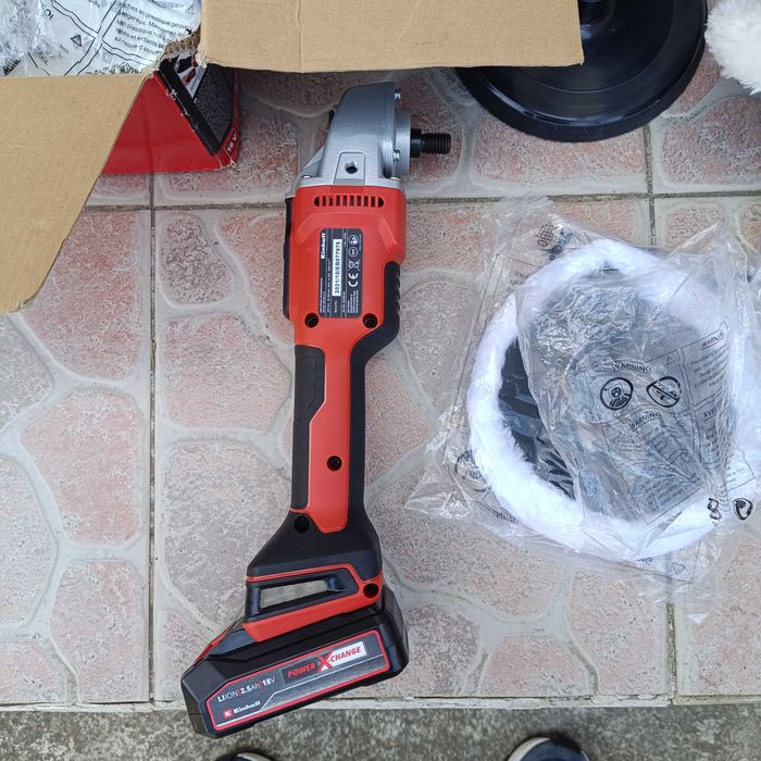 Акумулаторна полираща машина EINHELL