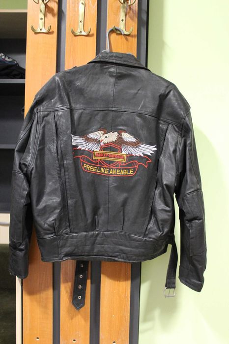 Harley Davidson, женско кожено яке, размер М, черно