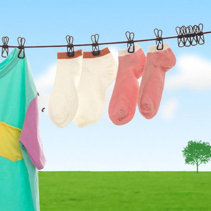 Портативная веревка для одежды