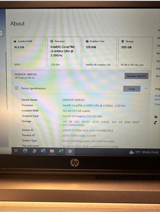 Vand laptop pro book 430