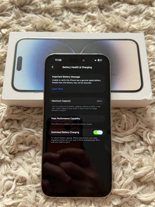 iPhone 14 Pro Max | 128GB | 100% sanatate baterie
