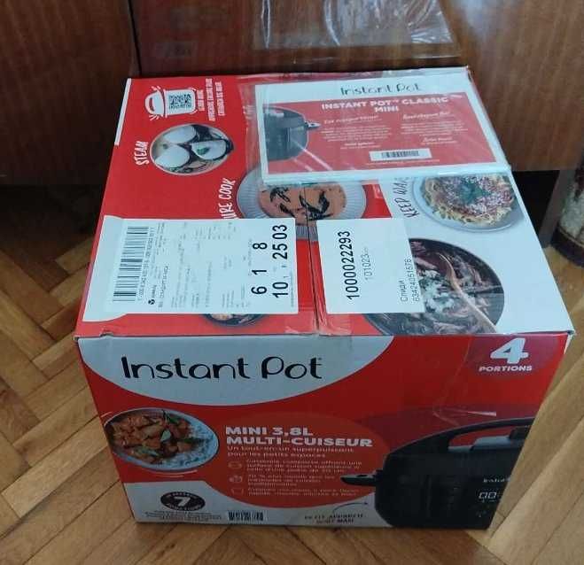 Instant Pot CLASSIC MINI 3.8L – функции 7-в-1