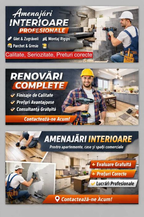 Amenajari interioare profesionale – calitate, seriozitate, preturi corecte