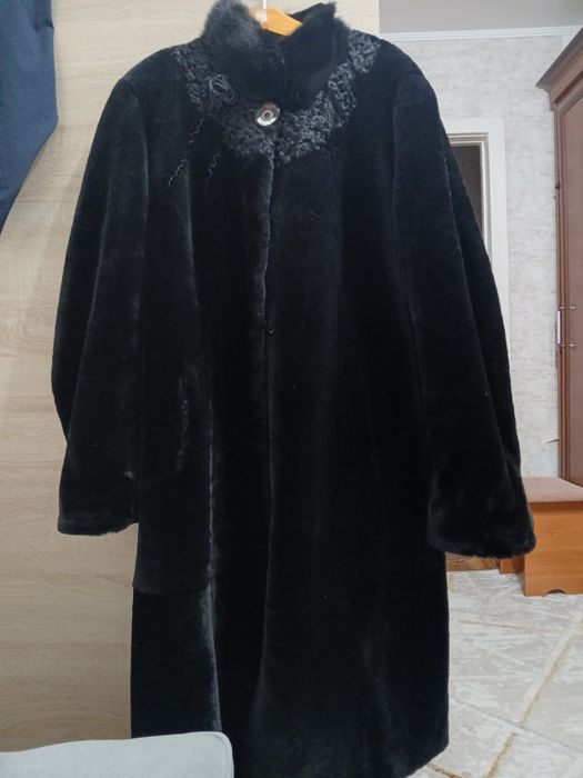 Шуба б/у мутон 5XL (56-58 р)