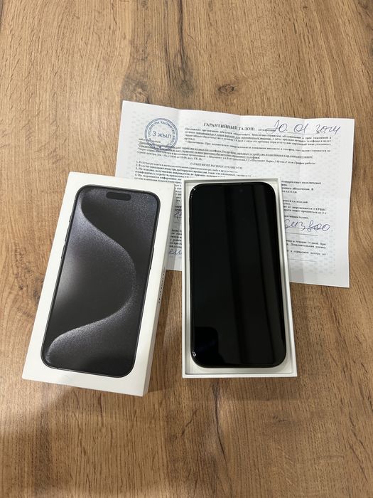 iPhone 15 Pro 256 GB с Гарантией