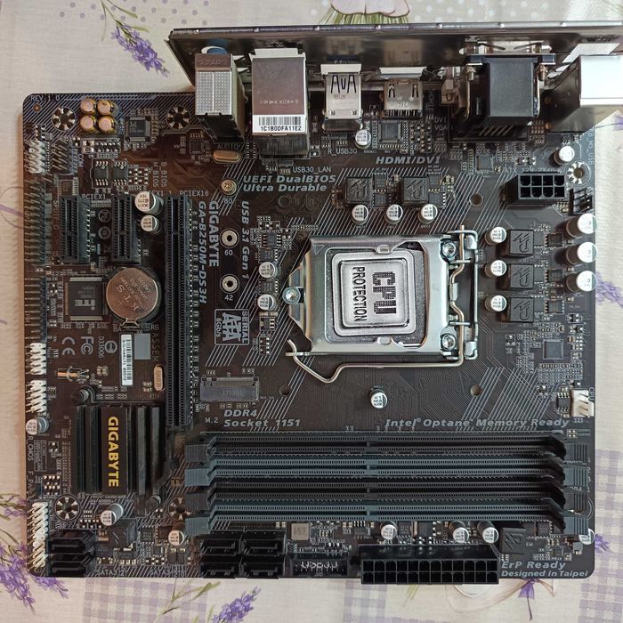 Placa de baza Gigabyte GA-B250M-DS3H sok 1151 Intel Gen 6 si 7 Slot M2