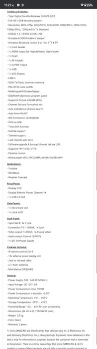 Сателитен приемник EDISION Picco S2 WiFi