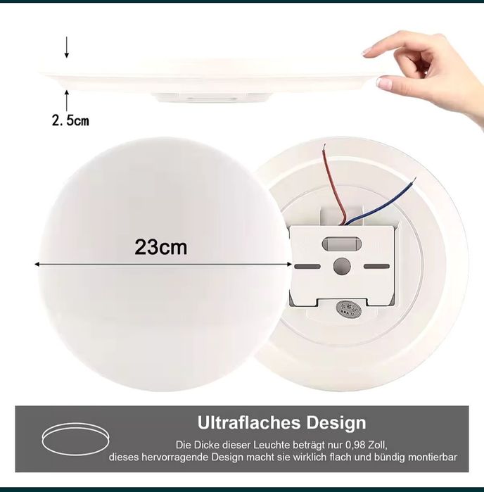 Lampa lustra tavan Led noua cu telecomanda