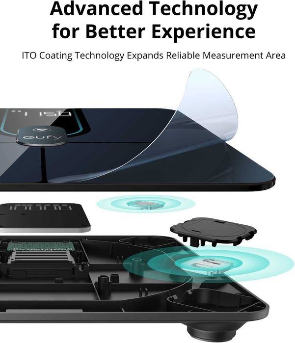 eufy Smart Scale P2 Pro,везна с WiFi и Bluetooth,с 16 параметъра