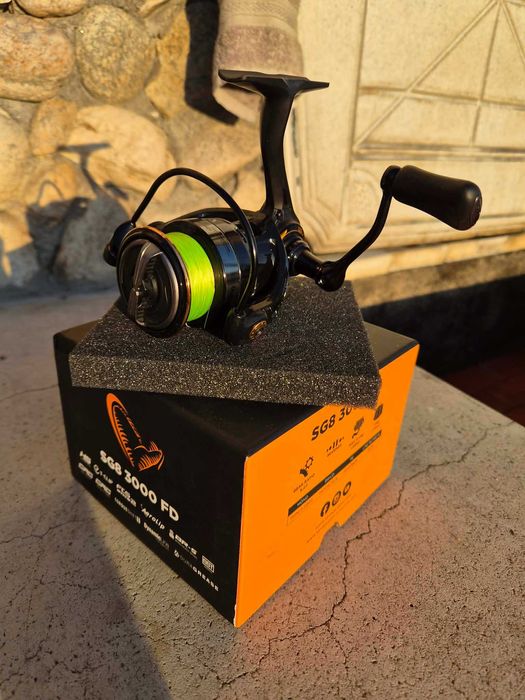 Комплект въдица и макара за щука и бяла риба. Savage gear SG4 SG8