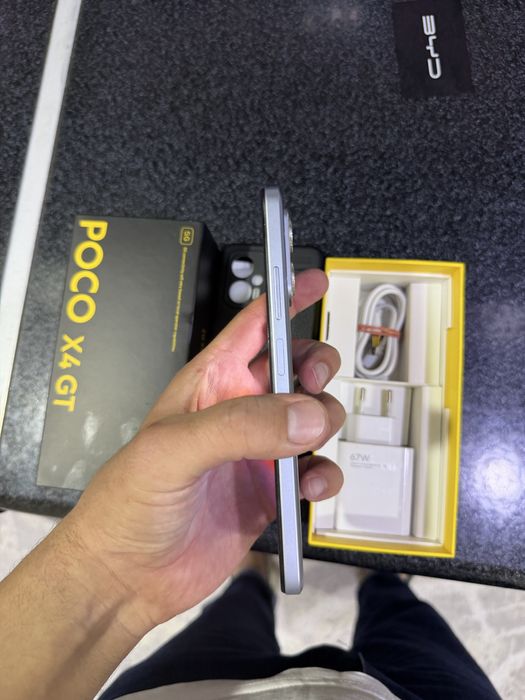 poco x4 gt pamit 8.256g holati ideal karopka dak ful kamplekt