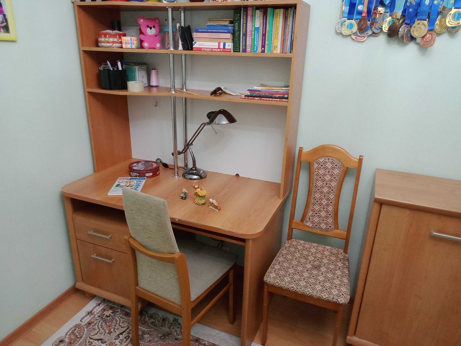 комод с письменным столом, польский.