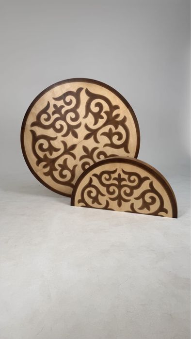 Казахский круглый жер стол. Трансформер. Жозы для садика мебель