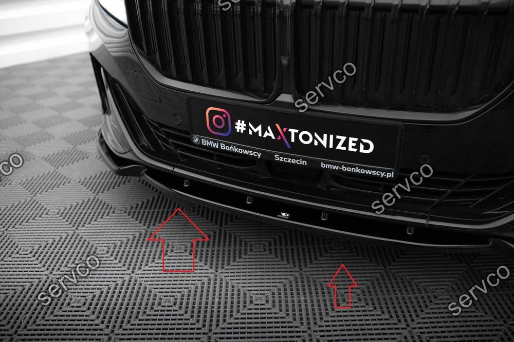 Pachet Set Splitter Exterior Lip Prelungiri Body kit tuning Bmw Seria 7 G11 Facelift 2019-2022 v16 - Maxton Design
