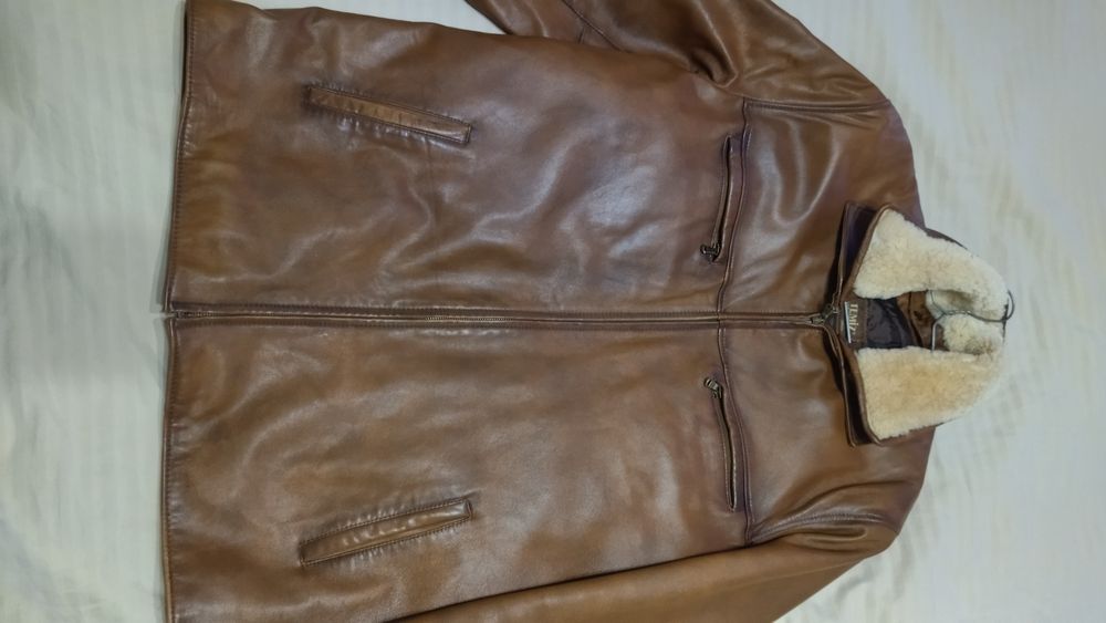 Мъжко кожено яке Л