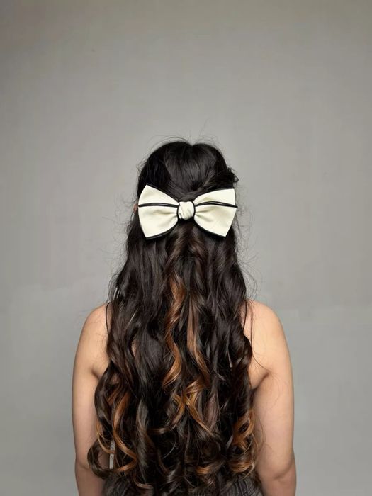 Бант для девоек  – черный и белый