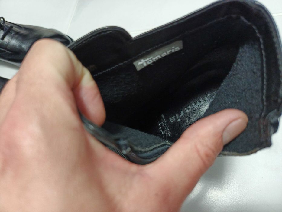 Ghete piele veritabila Tamaris 38