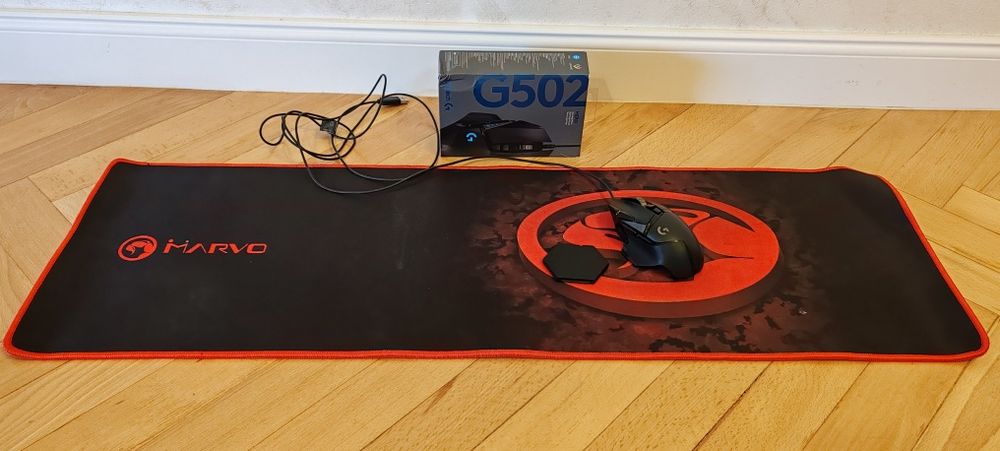 PACHET Mouse Logitech G502, mousepad, caști+boxe