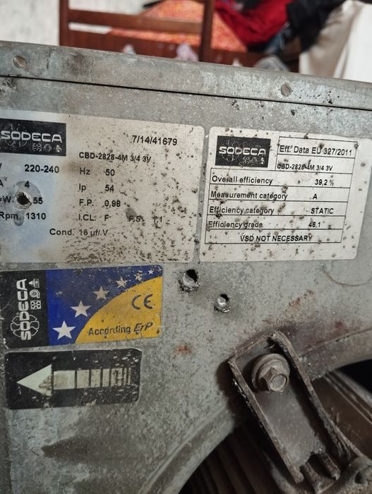 Вентилятор скарастной