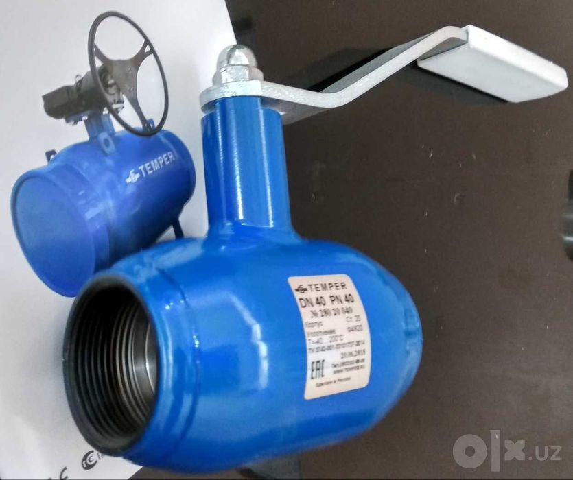 Кран шаровый стальной резьбовой DN15 PN40 - DN100 PN25 Temper (Россия)