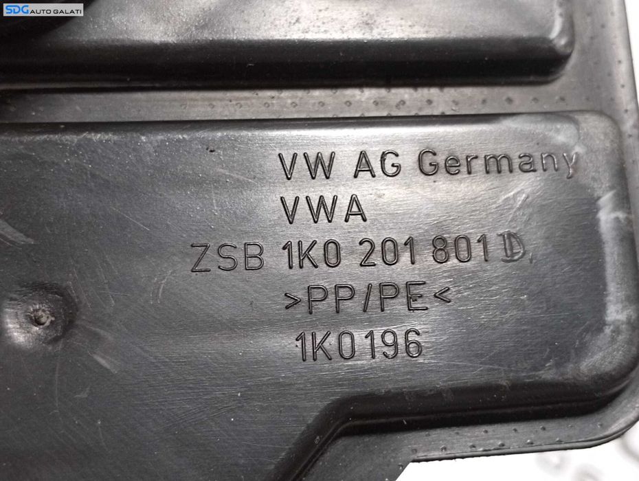 Canistra Carbon Filtru Gaze Benzina Volkswagen Golf 5 1.4 1.8 2004 - 2008 Cod 1K0201801D 1K0201813 [M7479]