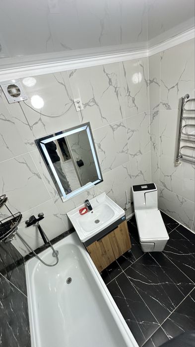 3 бөлмелі үй сатылады евро ремонт жасалған