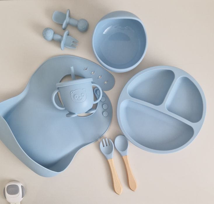 Детская силиконовая посуда