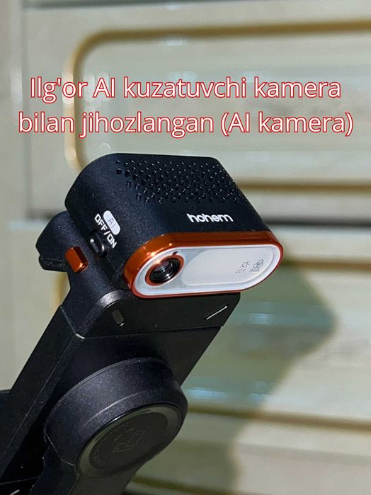 Mobilograflar uchun ideal xolatdagi HOHEM M7 stabilizatori