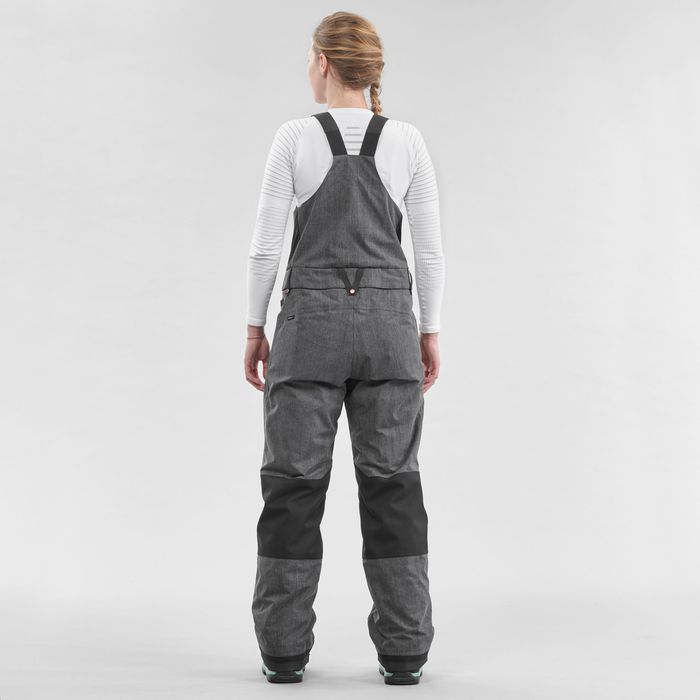 Salopetă snowboard/schi Bib 900 Negru - produs resigilat Decathlon