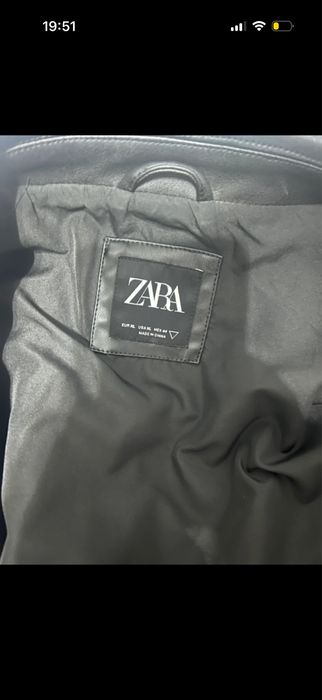 Geaca  de piele zara XL