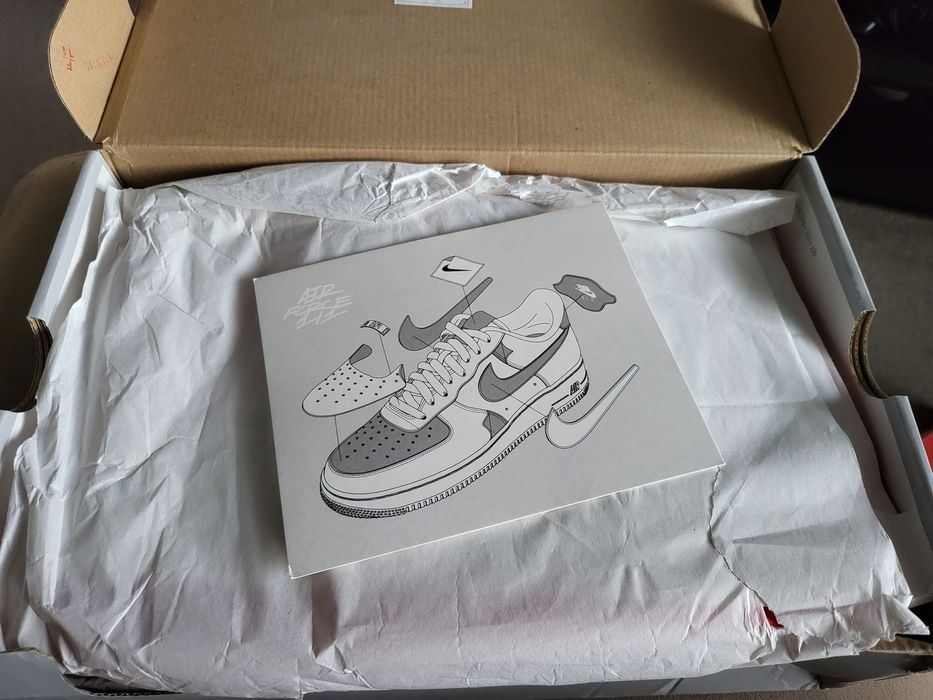 Nike Air Force 1 Low 1/1 Black Chile Red Pine Green уникални