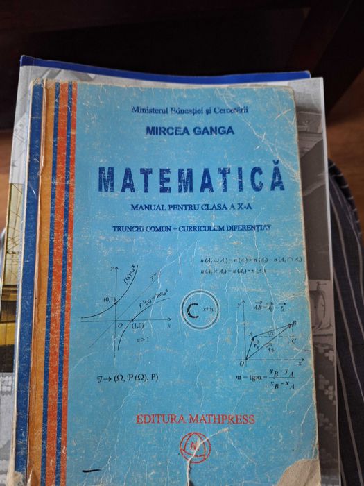 Manual de Matematică pentru clasa a X-a, trunchi comun plus curriculum diferentiat