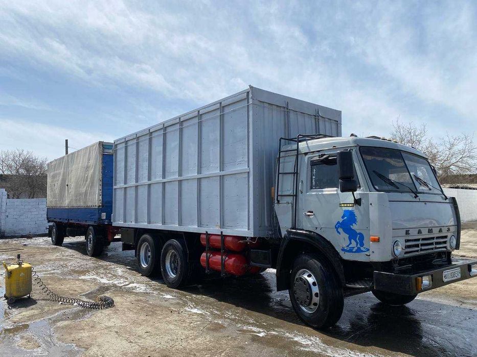 KAMAZ IDEAL holatda TIRKAMA bilan sotiladi ishga tayyor (alogida ham)