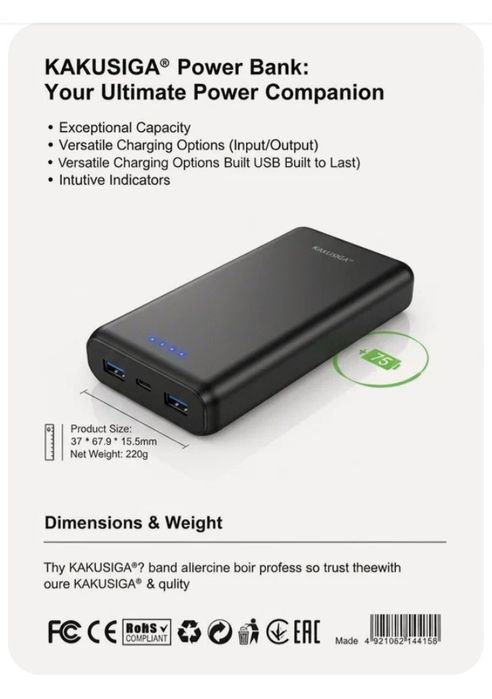 Powerbag.sotiladi narxi 150 ming sõm