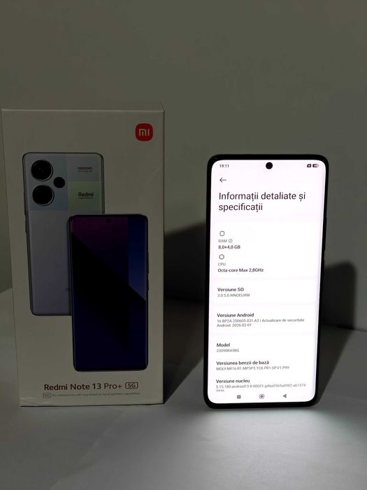 Xiaomi redmi note 13 Pro Plus 256 GB 8 Ram 120 Hz 200 Mp 120 W 10/10
