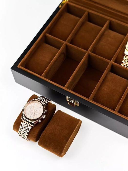 Шкатулка для часов и украшений дерево подарочная