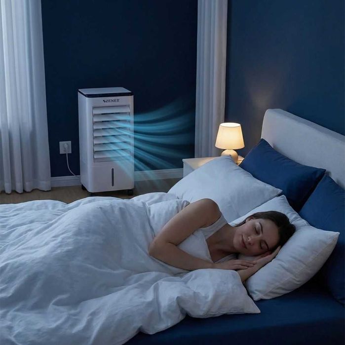 Мобилен охладител ZENET ZET-483 4 в 1 Преносим климатик