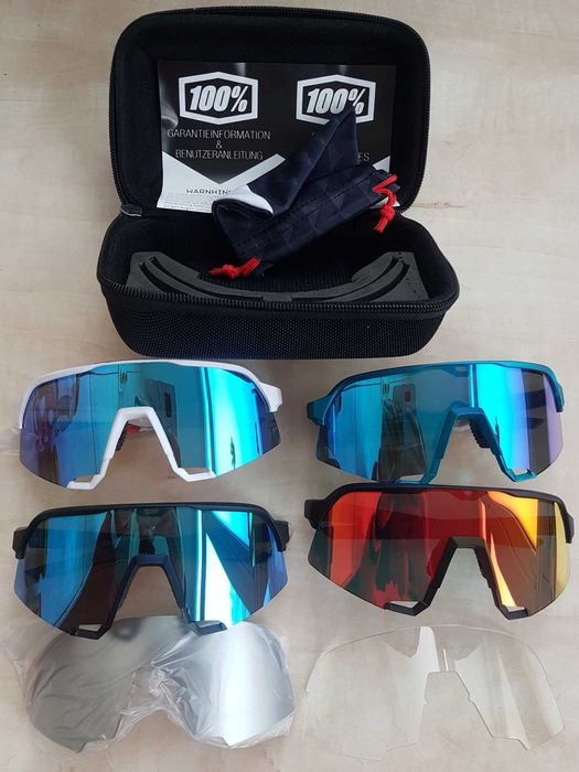 Ochelari 100% S2 S3 ciclism noi 3 lentile sagan , v.d. Poel