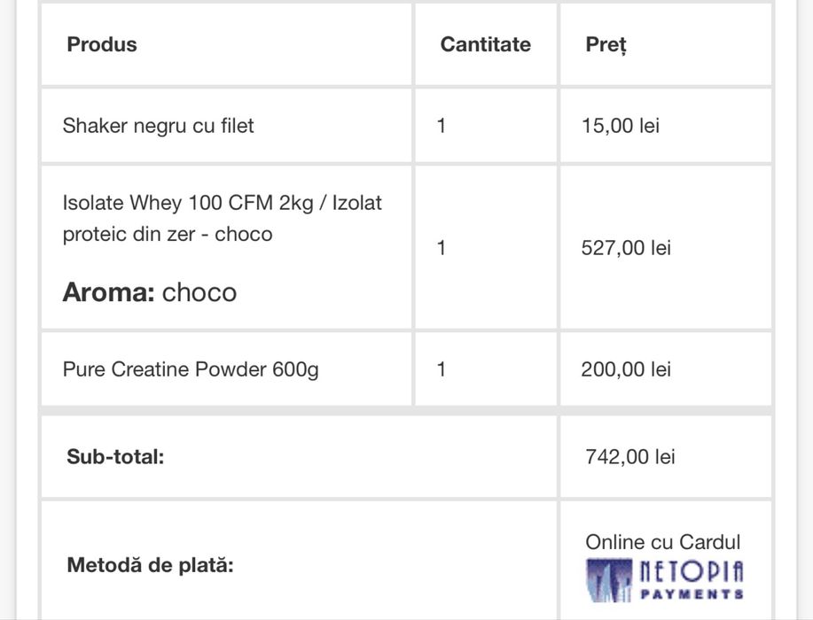 Pure creatine monohydratr Weider 600g