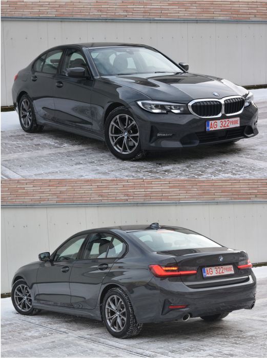 BMW seria 3 g20 320d 190cp Lane Side Distronic navigație ceasuri digitale garanție carlig încălzire automata clima moduri