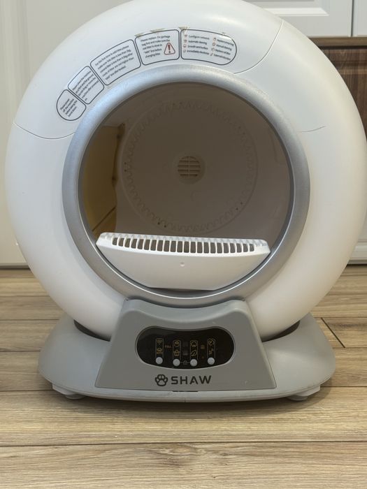 Litiera automata smart SHAW- V 2 pentru pisici, auto - curatare, aplicatie mobila , capacitate 9 l