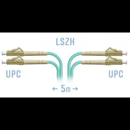 Патчкорд оптический LC/UPC MM 5m