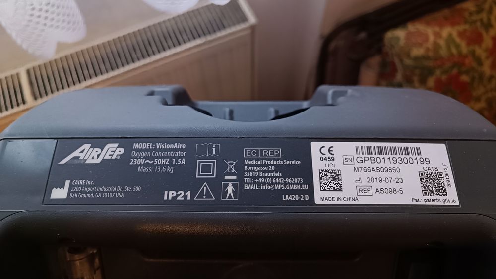 Concentrator oxigen AirSep