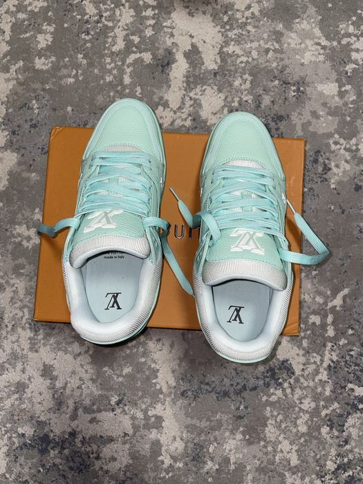 Louis Vuitton Trainer Green Mint White