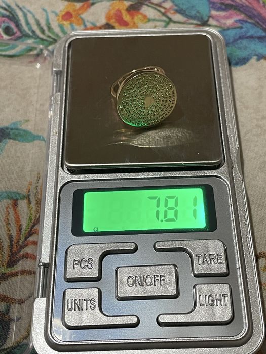 Златен кабала пръстен