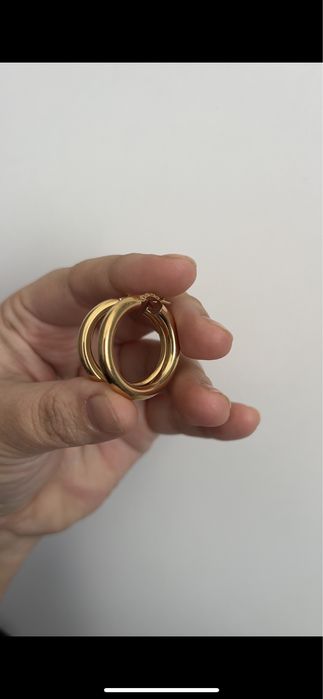 Золотые сережки 750 пробы